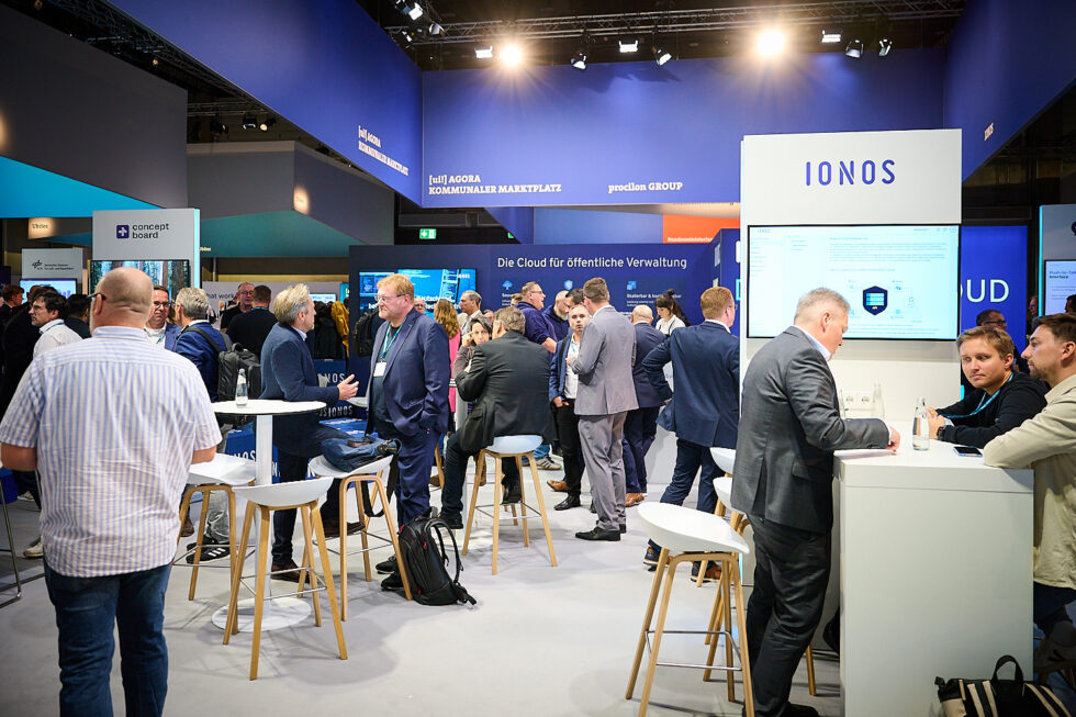 IONOS Messestand auf der SCCON – Smart Country Convention 2025