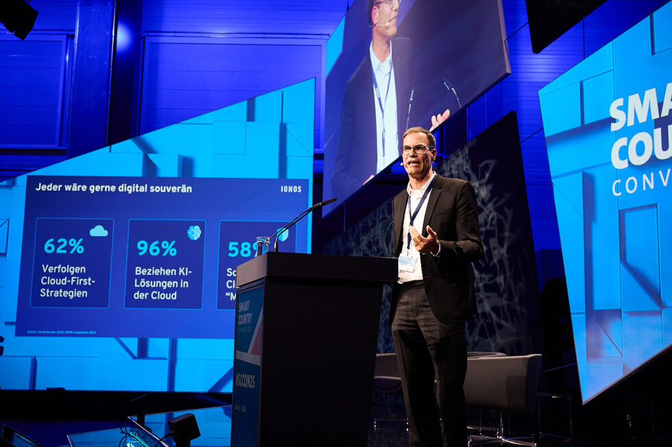 IONOS CTO Dr. Markus Noga auf der SCCON – Smart Country Convention 2025